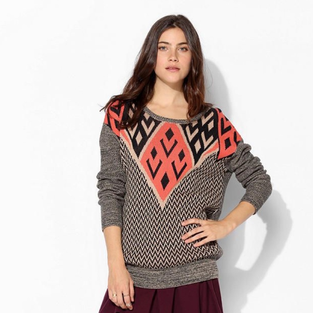 Rayon cotton blend sweater